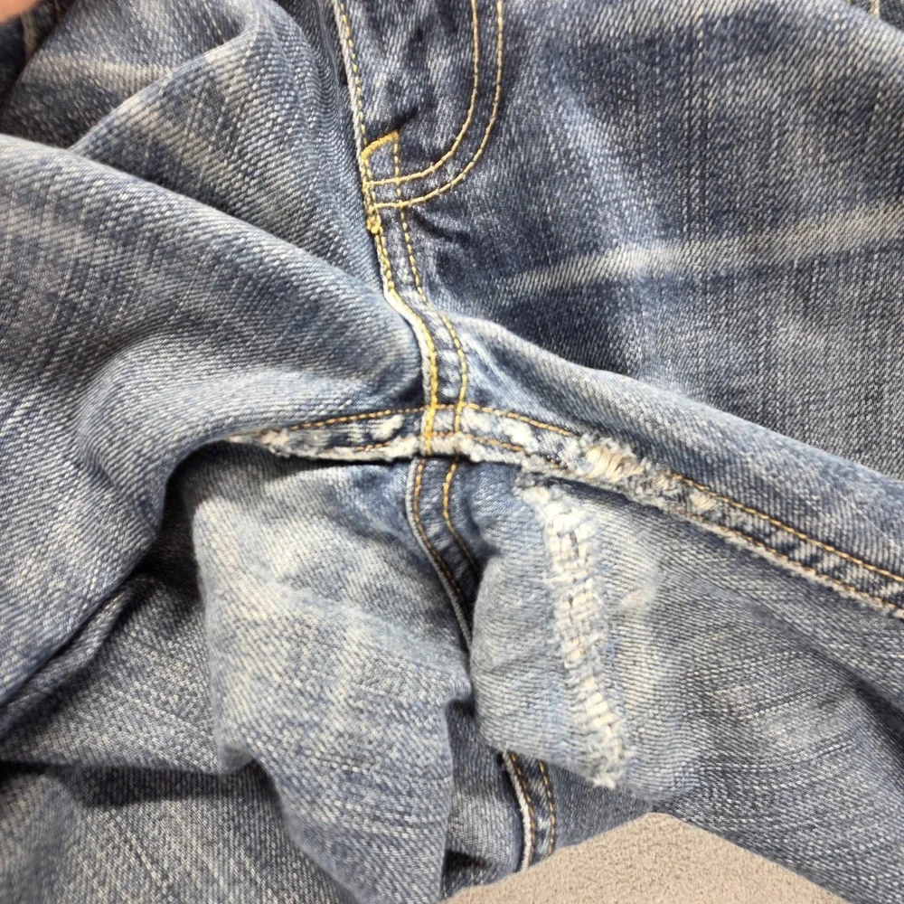 Vintage Levis Engineered Jeans Mens 34x34 Blue Honeycomb Whiskers Zip Fly